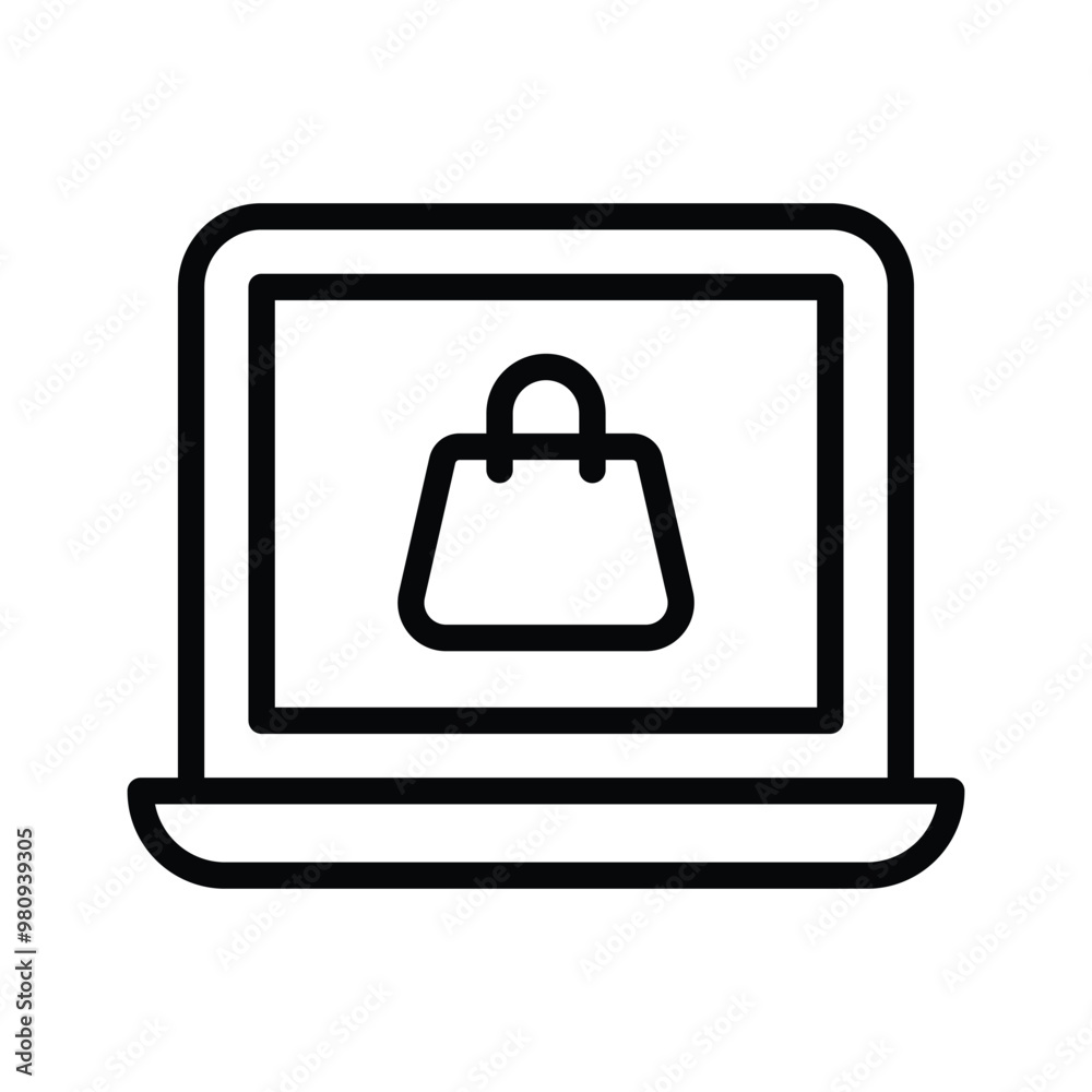 Shop easily with this online shopping icon for digital retail needs Shop easily with this online shopping icon for digital retail needs