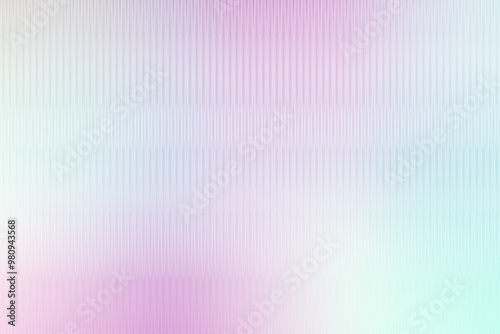 Pearlescent ribbed Glass texture. Blue purple frosted acrylic bath wall effect. Fluted door window closeup. Blurred texture background. Iridescent metal sheet surface.