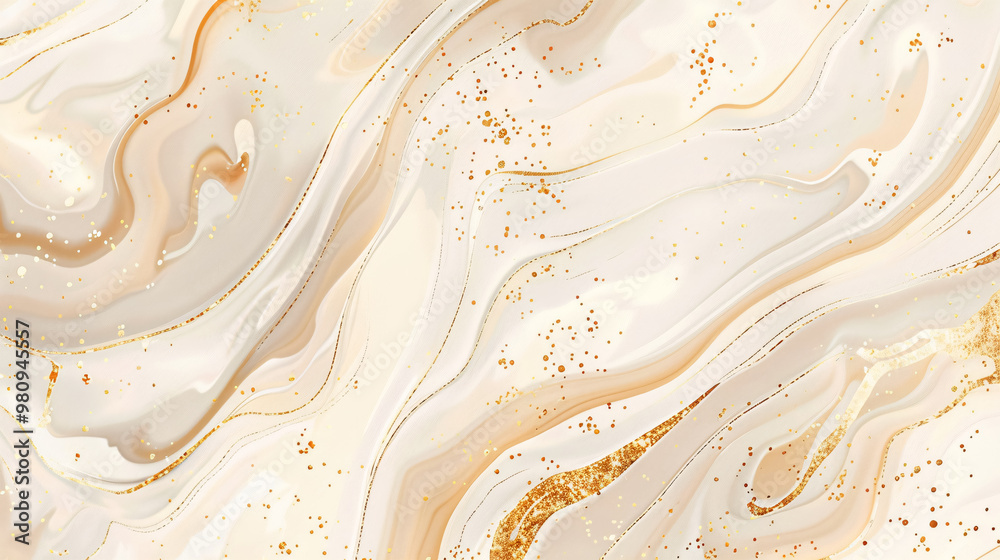 Beige seamless pattern with a marbling effect, suitable for fabric prints, textiles, wrapping paper, and wallpaper. Light background with golden details, featuring a repeatable marble texture Beige seamless pattern with a marbling effect, suitable for fabric prints, textiles, wrapping paper, and wallpaper. Light background with golden details, featuring a repeatable marble texture