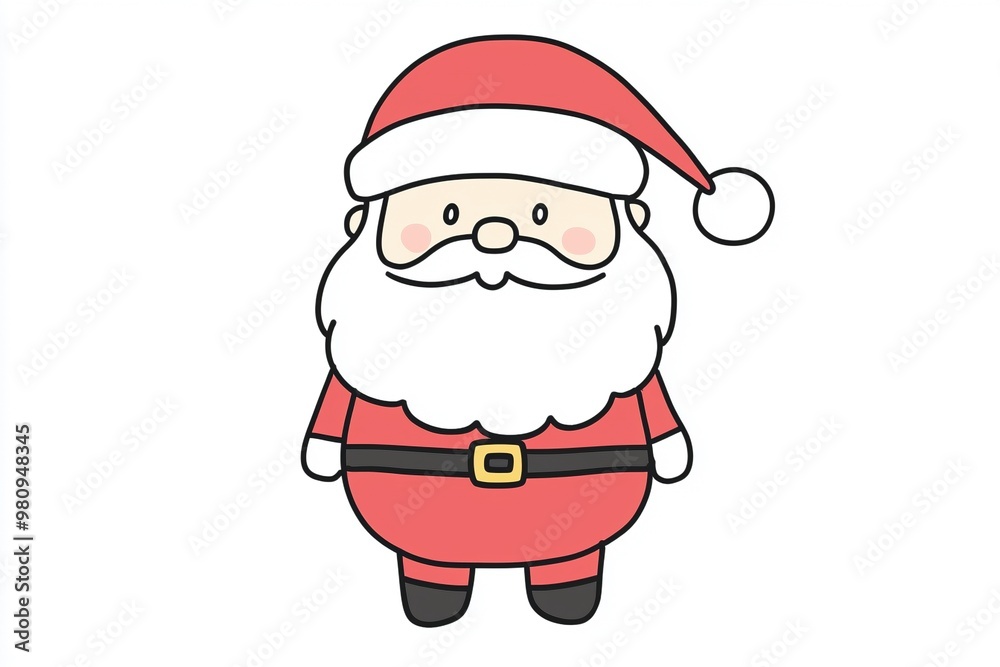 Weihnachtsmann Cartoon Figur Weihnachtsmann Cartoon Figur