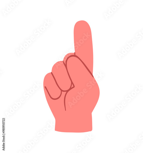 Hand, pointing, leaning, grasping, clenching, holding, different arm action, gesture symbol, different hand gestures, signs shown with palm and fingers isolated on background flat vector illustration.