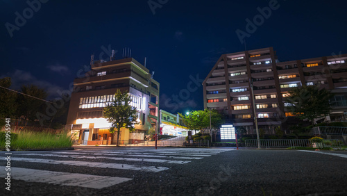 大阪府豊中市　千里中央付近の夜景 photo