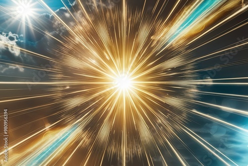 Stunning Radiance Overlays for Grandeur and Brilliance in Beautiful Sunlight and Light Leaks