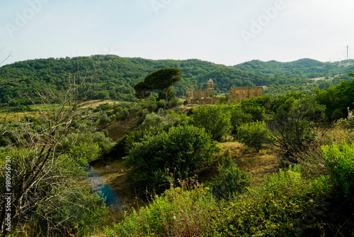 Campomaggiore vecchio, borgo fantasma,Potenza,Basilicata,Italy photo