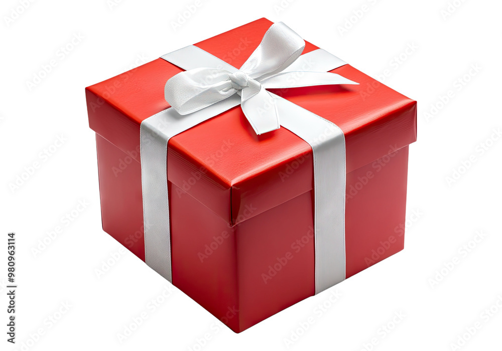 Red gift box. Transparent background, Isolated PNG. Red gift box. Transparent background, Isolated PNG.