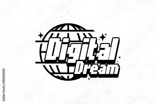 y2k streetwear typography quotes t-shirt design templates