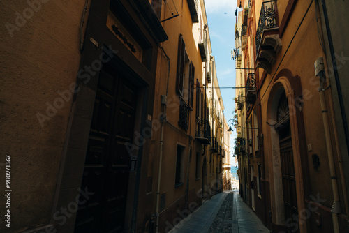 Cagliari, Sardinia Italy 09 September 2024 View of one of the street photo