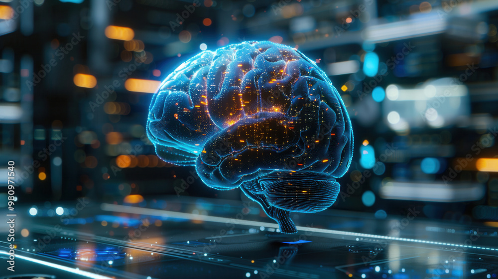 Brain Research Digital Art Illustration Brain Research Digital Art Illustration