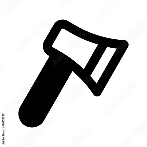 axe glyph icon