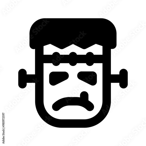 frankenstein glyph icon