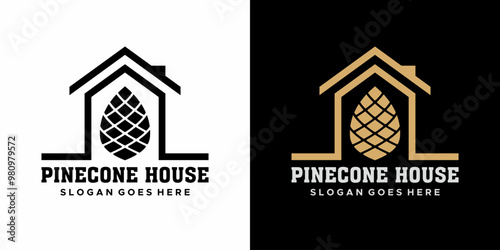 pine cone house logo