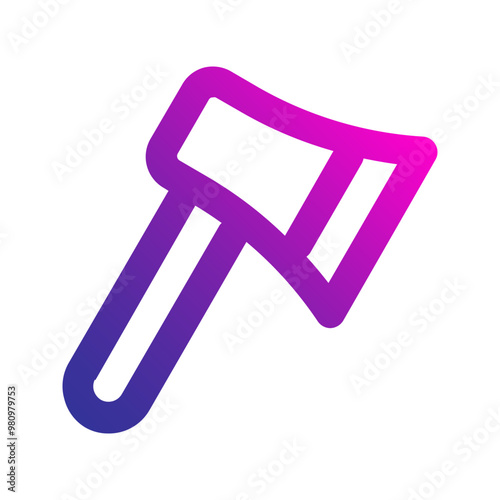 axe gradient icon
