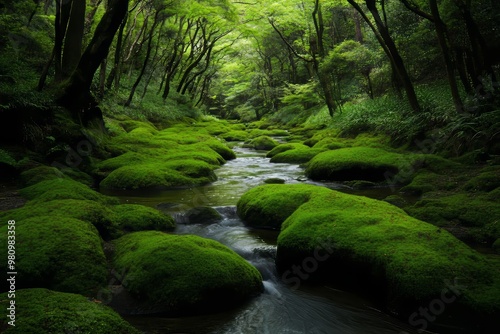 This forest in Asturias is enchanted by the river and crooked trees