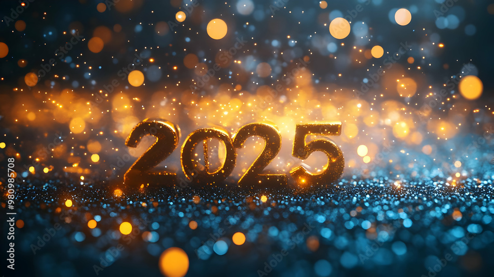 3D Bokeh Wishes for New Year 2025: Soft Focus Background with Glowing Lights for Dreamy Message Overlays 3D Bokeh Wishes for New Year 2025: Soft Focus Background with Glowing Lights for Dreamy Message Overlays