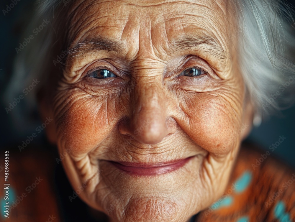 Old Woman with White Hair Old Woman with White Hair