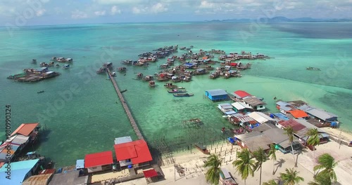 Aerial footage of the Omadal island, Semporna Sabah, Malaysia.
 photo