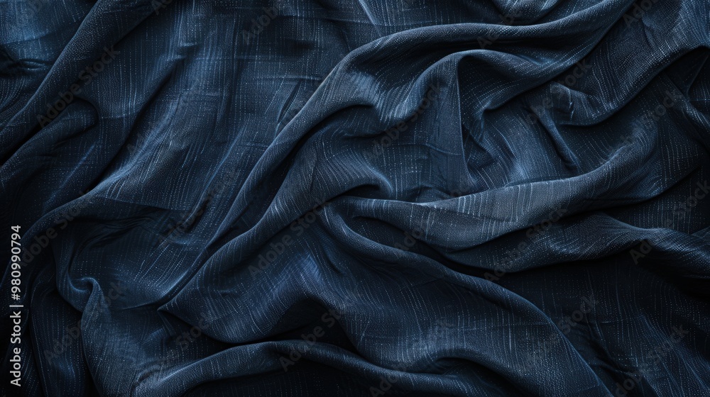 This background design features a rich, deep navy blue with a subtle texture resembling fabric or canvas This background design features a rich, deep navy blue with a subtle texture resembling fabric or canvas