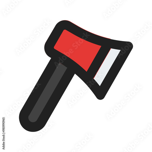 axe outline fill icon