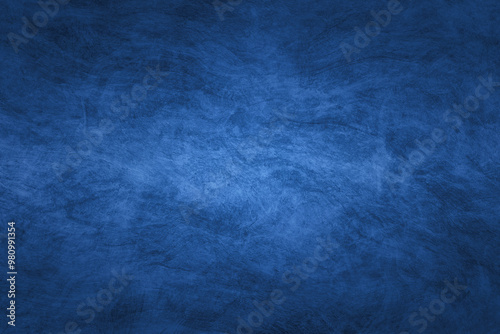 Cement wall background, dark blue gradient old wall pattern, blue abstract wall background, dark blue cement texture old wall pattern