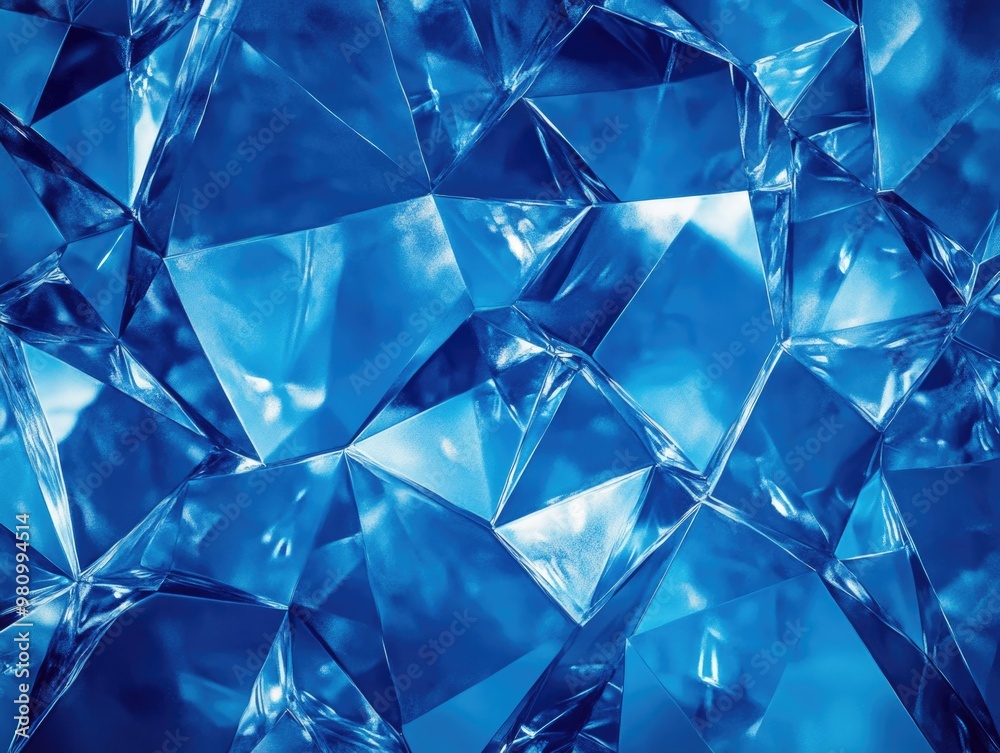 Blue diamond cluster