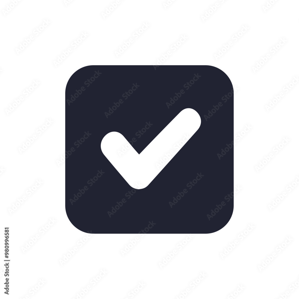 Approved checkmark on white background, marking checkmark, filling questionnaire, checkbox, success symbol, approving, confirming, agreeing flat vector illustration isolated on white background. Approved checkmark on white background, marking checkmark, filling questionnaire, checkbox, success symbol, approving, confirming, agreeing flat vector illustration isolated on white background.