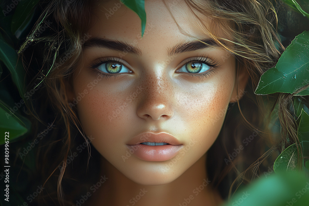 Fairytale forest girl concept Fairytale forest girl concept