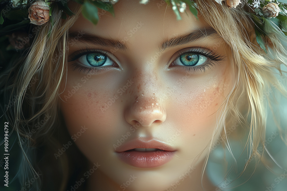 Fairytale forest girl concept Fairytale forest girl concept
