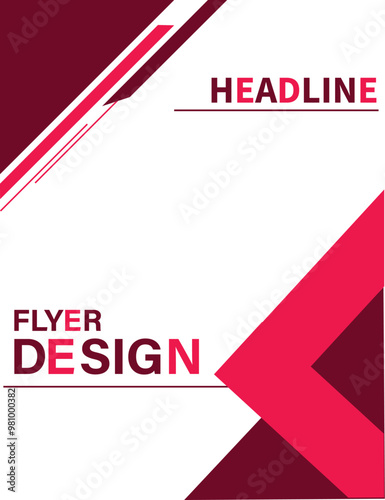 Poster cover book design template with space for photo background, Use for annual report, proposal, portfolio, brochure, flyer, leaflet, catalog, magazine, booklet, Vector template in A4 layout.