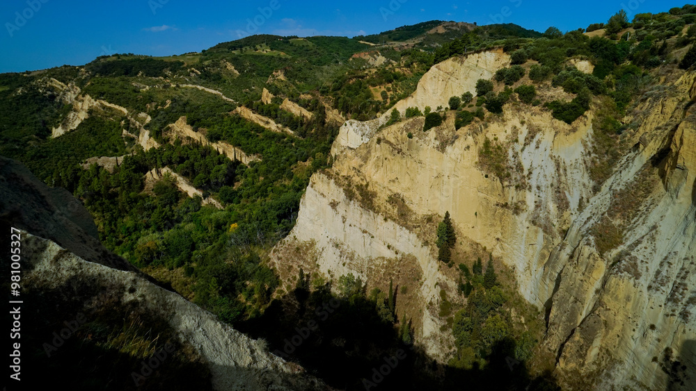 Fototapeta premium Aliano, i calanchi Lucani,Matera,Basilicata,Italy