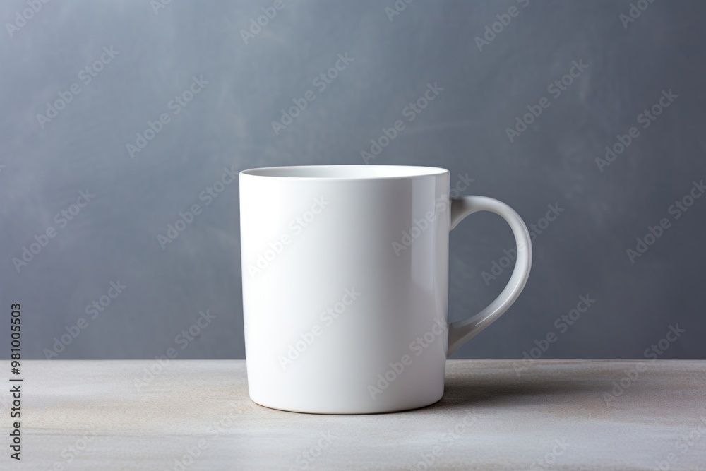 Obraz premium Mug porcelain coffee drink.