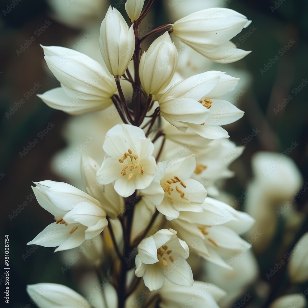 Fototapeta premium White flower bouquet