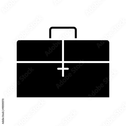 brief case glyph icon