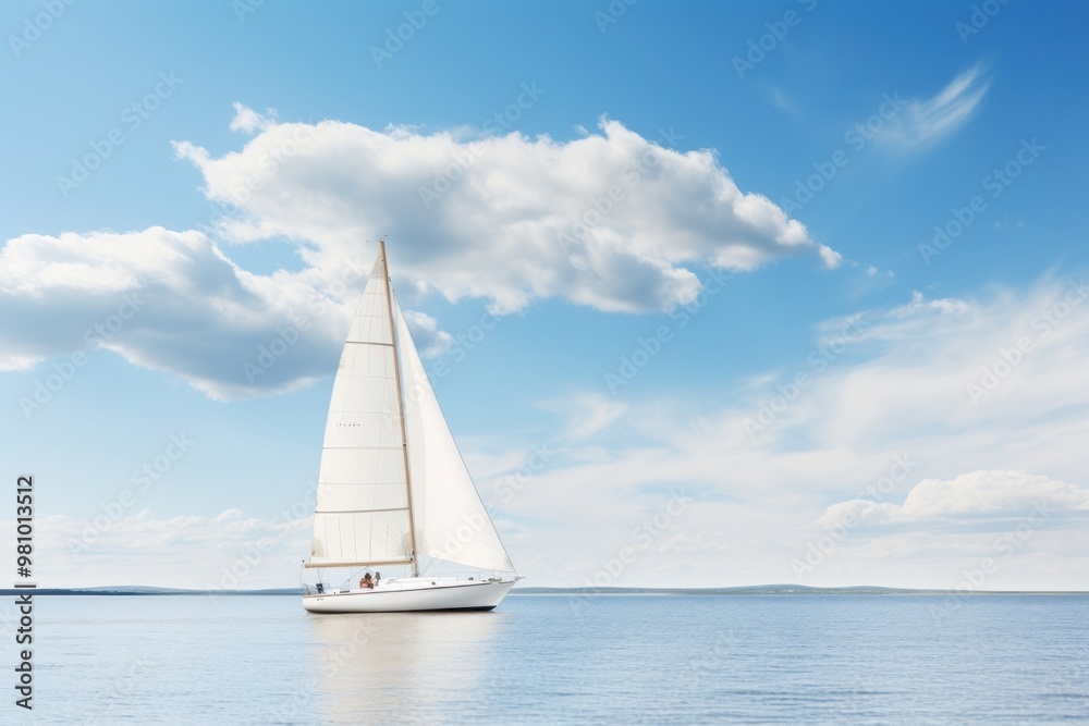 Fototapeta premium Sailboat sky transportation outdoors.