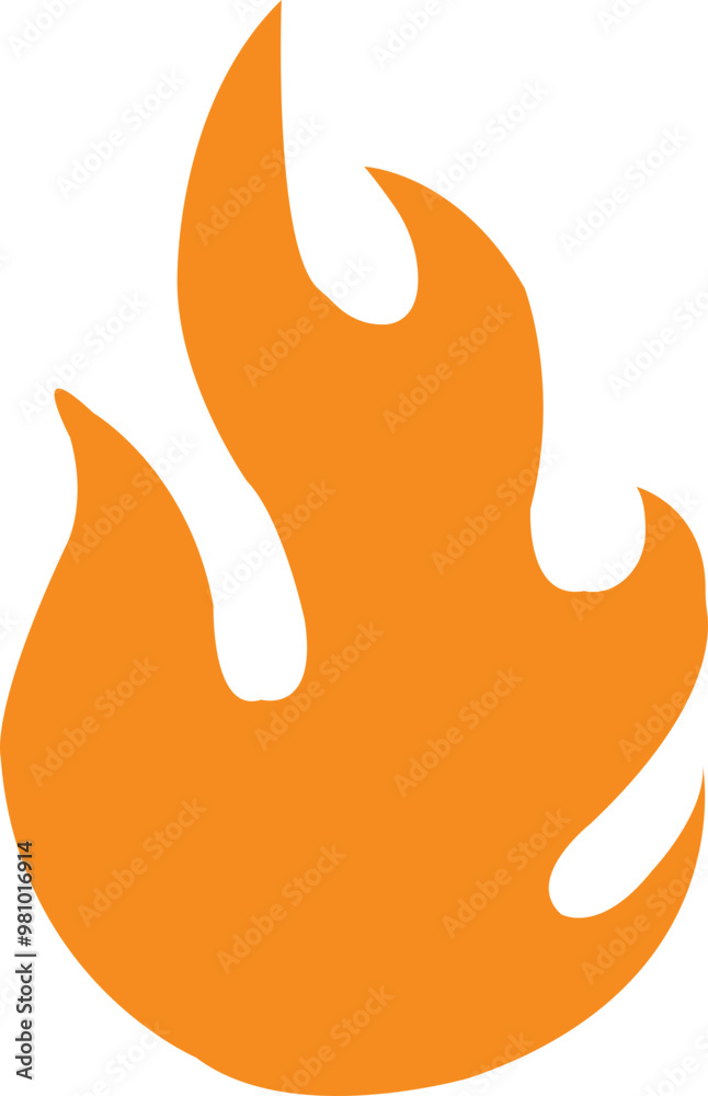 Fire icons for design. concept flame, fire, icon, vector illustration in flat style Fire icons for design. concept flame, fire, icon, vector illustration in flat style