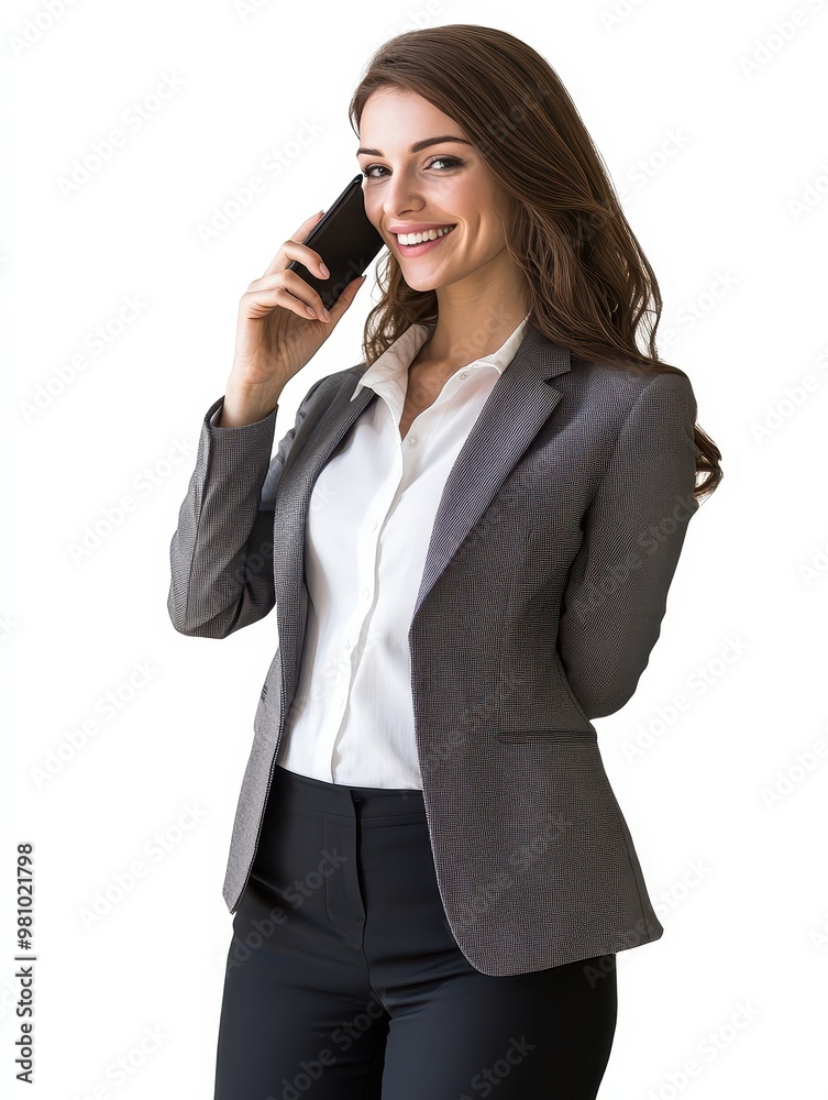 Confident Businesswoman in Professional Attire Confident Businesswoman in Professional Attire