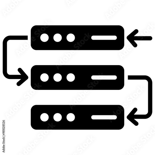 Dependencies icon with glyph style 