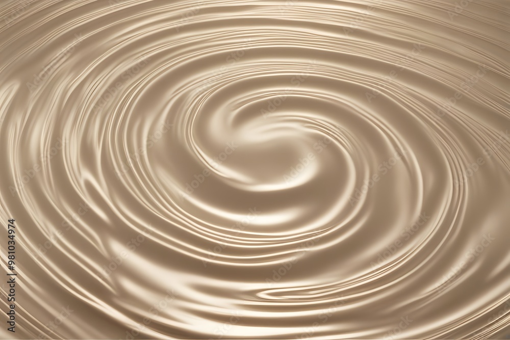 A soft champagne gold water ripple with subtle metallic reflections, AI-Generated A soft champagne gold water ripple with subtle metallic reflections, AI-Generated