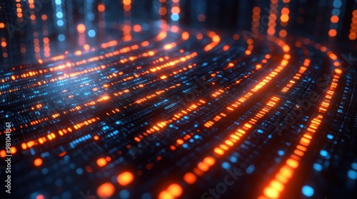 low code software development platform technology concept 3d illustration