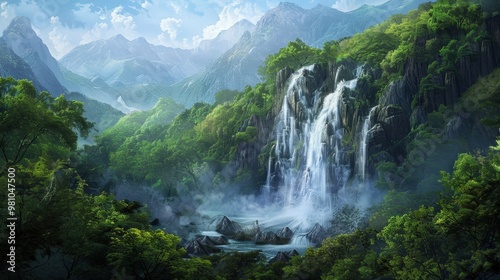 Waterfalls are often featured in local legends and folklore.