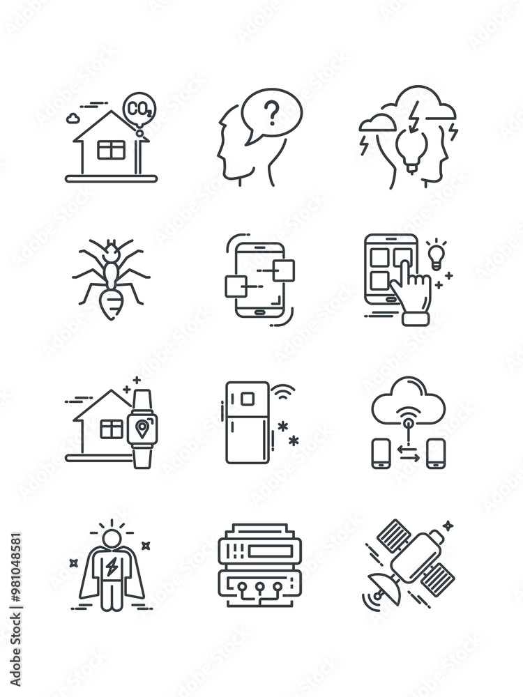 Set of icons for web design, vector illustration Set of icons for web design, vector illustration