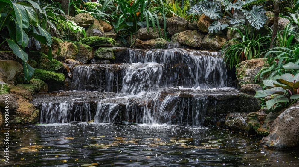 Obraz premium Waterfalls provide essential habitats for various species.