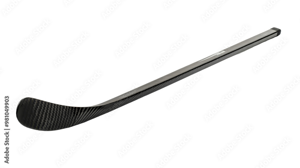 Hockey stick with a foam grip for comfort isolated on background. Hockey stick with a foam grip for comfort isolated on background.