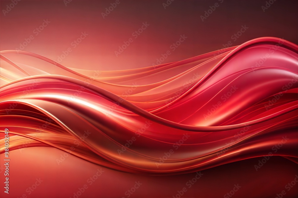 Abstract red waves background with flowing energetic design Abstract red waves background with flowing energetic design