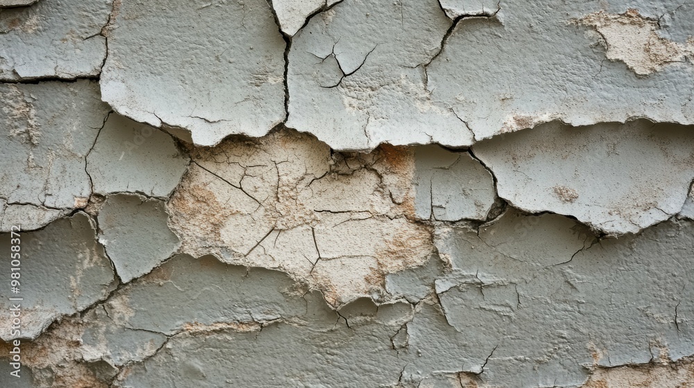 Detailed Close-up of Micro-Fractures on Stucco House Exterior Surface Detailed Close-up of Micro-Fractures on Stucco House Exterior Surface
