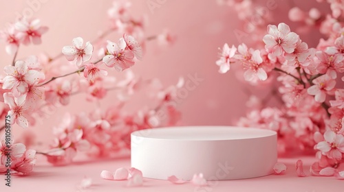Pink Blossom Spring Product Mockup