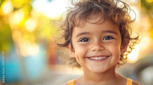 Little Girl's Joyful Smile