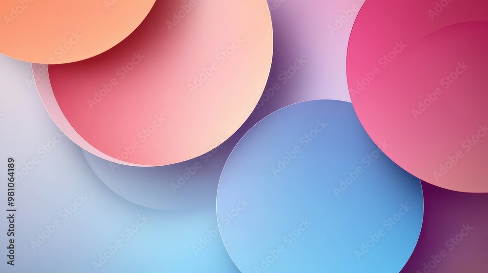 Vibrant abstract art featuring colorful overlapping circles in pastel shades, creating a modern and visually engaging background. Vibrant abstract art featuring colorful overlapping circles in pastel shades, creating a modern and visually engaging background.