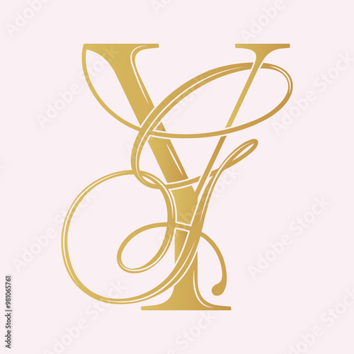 GY,YG, logo GY, Letter GY, monogram GY, vector, logo, Wedding Monogram Initials, Wedding Logo,Wedding Monogram, Logo Design photo