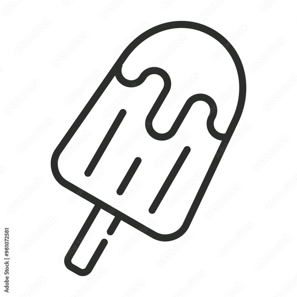 Ice cream icon, Summer symbol outline icon, editable vector illustration and transparent graphic element. Isolated on white background Ice cream icon, Summer symbol outline icon, editable vector illustration and transparent graphic element. Isolated on white background