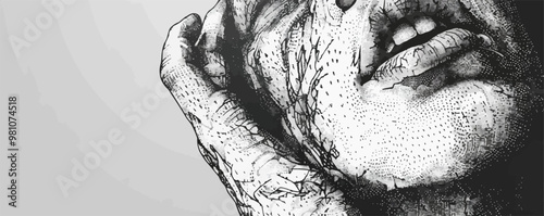 eriment with different shading techniques, using cross-hatching and stippling in your hand-drawn style vector art for added texture and depth.